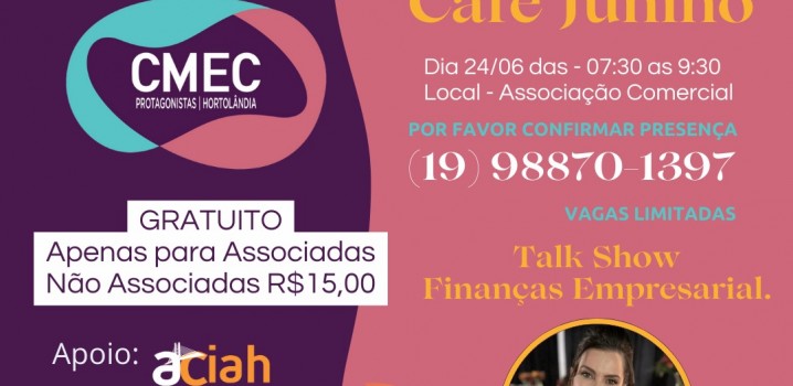 4º REUNIÃO DE NEGÓCIOS -CAFÉ JUNINO