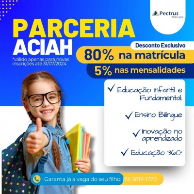 PARCERIA ASSOCIADOS COM COLÉGIO PECTRUS