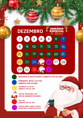 CALENDARIO DE  ABERTURA  DO COMÉRCIO DE HORTOLÂNDIA 