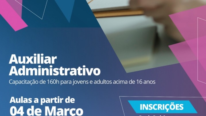 Fundo Social de Solidariedade de Hortolândia e SENAI oferecem curso de auxiliar administrativo